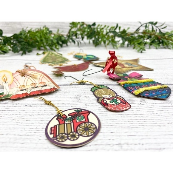 VNT 1950 60’s 70’s Christmas Holiday Ornament Set - Picture 7 of 9